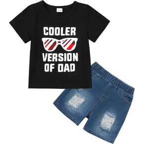 Yallet Toddler Baby Boy Clothes Owns Summer Stuffits 1-5t short Sleeve T-Shirt + Shorts 2pcs baby disual setting set in Kuwait