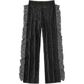 Women Swimsuit Cover Up Summer Beach Ruffle Trim Cover Up Pants