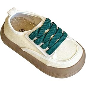 Toddler Boys and Girls Slip On Sneakers, Kids Canvas Sneakers Baby Summer Casual Shoes for Travel Outdoor Running