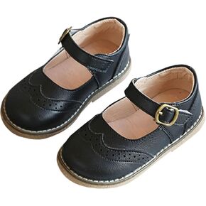 Little Boys Girls Soft Suede Leather Slip On Flat Boat Anti Slip Dress Shoes Wedding Church 𝐎xford Loafers