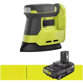 PCL416B-PBP006 Fits For RYOBI 18V Cordless Corner Cat Finish Sander with FREE 18V 2.0 Ah Lithium-Ion Battery