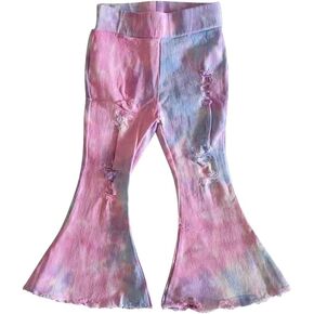 C15-16 yawoo Pink Ripped Jeans Girl Jeans