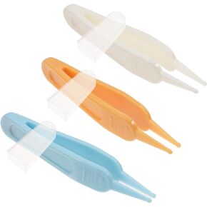 3pcs الأنف والأذن ملقطات آمنة ودائمة للإزالة اللطيفة للمخاط وللنفخة الفتاة لرعاية حديثي الولادة