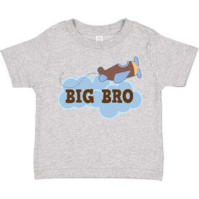 inktastic Big Bro Boys Airplane Brother Announcement Toddler T-Shirt