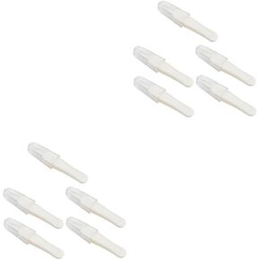 2sets Baby Nose Cleaning Tweezers Rounded Tips Non-slip Handle Storage Cover for Ear Navel Eyes 5pcs*2