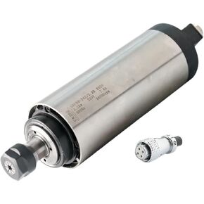 Engraving GDF80-24/2.2B 2.2kw Milling Spindle 24000rpmER20 Air-Cooled Spindle, Used For CNC Router Engraving Woodworking Accessories(2.2kw ER20 380V)