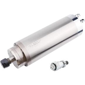 Engraving GDZ-27 4.5KW ER20 Water-Cooled Spindle 220V/380V Φ100x300mm 24000RPM Machine Tool Spindle for CNC Router Engraving Accessories(220V)