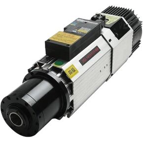 Engraving Air Cooled Electric Spindle 9.0kw 220v/380v 400-800hz Automatic Tool Change Spindle Woodworking Cnc Machine Tool Equipment Accessories(380V)