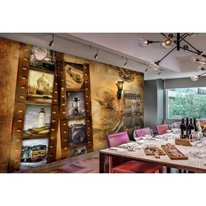 Wallpaper 3D Nostalgic Old Photo Video Background Wall Restaurant Cafe Mural,3D,430x300cm