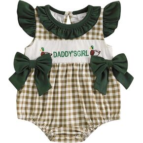 Baby Girl First/Half Birthday Outfit Letter Print Flying Sleeve Bubble Romper Cute Bodysuit 1st Birthday Girl Outfit