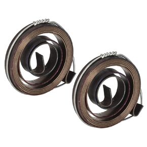 Quill Spring, 2Pcs Drill Press Return Spring, Chromeplate Bench Drill Press Return Springs, Robust and Stable Quill Feed Coil Springs