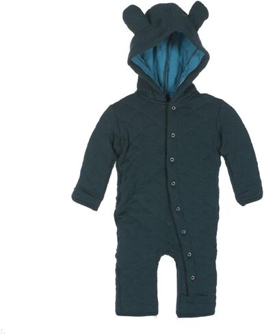 KicKee Pants Print Quilted Hoodie Coverall with Sherpa-Lined Hood in Saudi Arabia