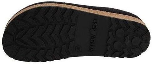 HAFLINGER Women's Magic Clogs-and-Mules-Shoes, Black/Grey, 12 in Saudi Arabia