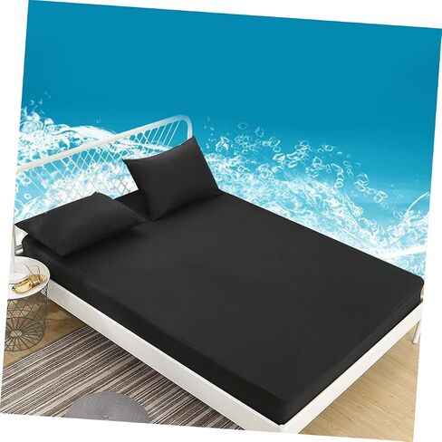 PRETYZOOM Pure Mattress Protector Waterproof Piss Mat Cover Machine Washable Dry Night Sleep (Size 8) in Kuwait