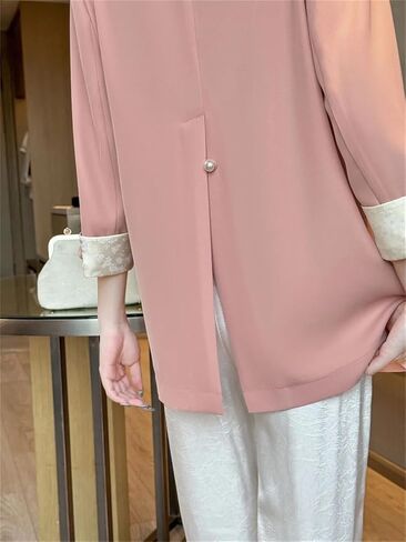 Women Blazer Jacket Spring Summer Korean Thin Three-Quarter Sleeve Suit Ladies Slim Wild Blazers in Saudi Arabia