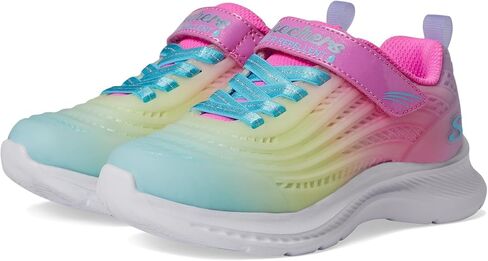 حذاء رياضي Skechers Kids Girls Jumpsters 2.0-Blurred Dream، تركواز/متعدد، 12 طفل صغير in Saudi Arabia