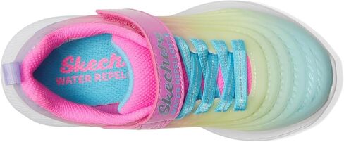 حذاء رياضي Skechers Kids Girls Jumpsters 2.0-Blurred Dream، تركواز/متعدد، 12 طفل صغير in Saudi Arabia