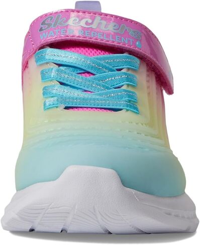 حذاء رياضي Skechers Kids Girls Jumpsters 2.0-Blurred Dream، تركواز/متعدد، 12 طفل صغير in Saudi Arabia