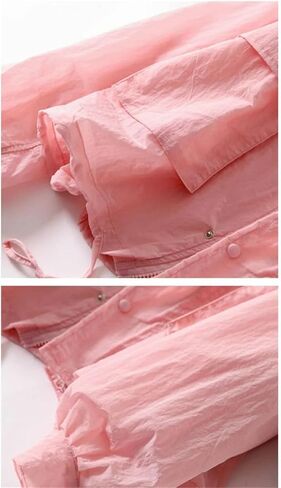 Lady Korean Sun Protection Clothing Coat Women UV-Proof Thin Loose Female Pocket Windbreaker Jacket in Saudi Arabia