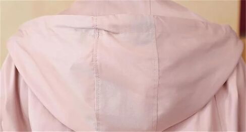 Women's Coat Loose Splicing Zipper Hooded Slim Fit Wild Temperament Tooling Female Short Jacket in Saudi Arabia