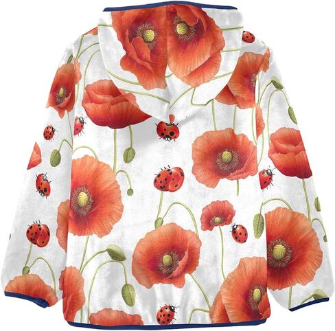 CHIFIGNO Girls Boys Fleece Hoody Jacket Kids Hoodies Toddler Boy Winter Clothes for Toddler Kids with Pockets in Kuwait