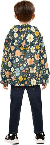 CHIFIGNO Zip up Hoodie for Boys Printed Boys Jackets Winter Coats for Boys with Pockets for Toddler and Kids in Kuwait
