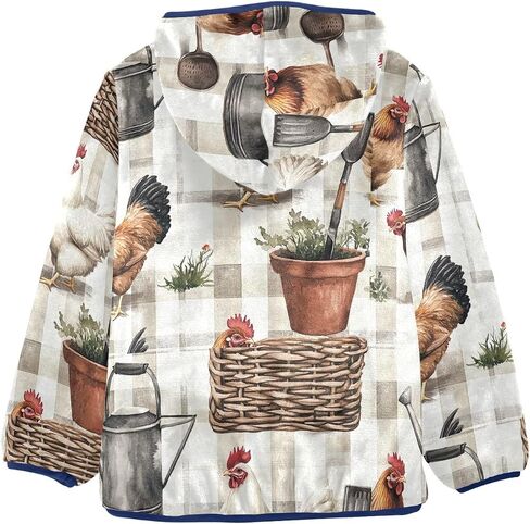 CHIFIGNO Girls Boys Zip up Hoodie Boys Jackets Boys Clothes with Pockets for Toddler and Kids in Kuwait