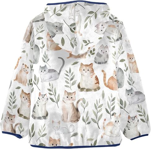 CHIFIGNO Girls Boys Zip up Hoodie Kids Hoodie Boys' Outerwear Jackets Coats with Pockets for Toddler and Kids in Kuwait