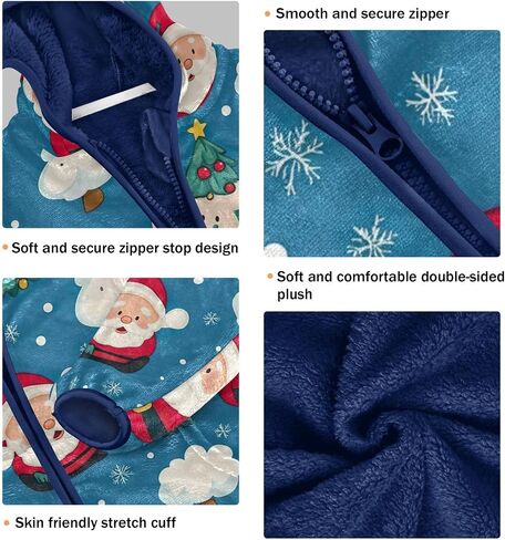 CHIFIGNO Girls Boys Fleece Hoody Jacket Boys Jackets with Pockets Warm Winter Outwear for Toddler and Kids in Kuwait