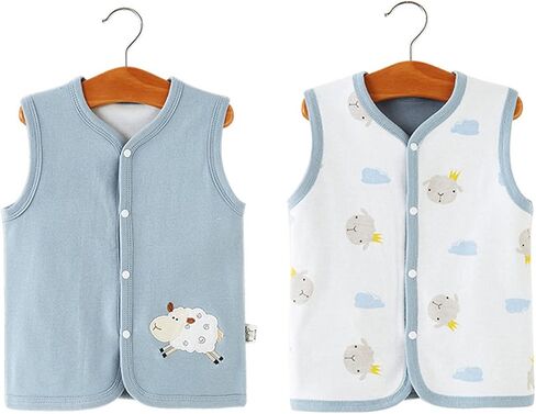 Toddler Baby Girl Boy Vest Fall Winter Clothes Sherp𝐚 Sleeveless Waistcoat Outerwear Kids Corduroy in Kuwait