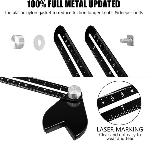 Saker Connection Profile Gauge-Adjustable Lock -Precisely Copy Irregular Shape Duplicator -Irregular Welding Woodworking Tracing - Must Have Tool for DIY Handyman, Construction in Saudi Arabia