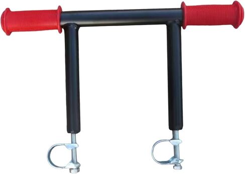 Stroller Handle Extender, Universal Stroller Extension, Armrest Sturdy Handlebars Extender Metal for Trolley Baby Carriages, red 32mm in Kuwait