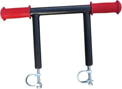 Stroller Handle Extender, Universal Stroller Extension, Armrest Sturdy Handlebars Extender Metal for Trolley Baby Carriages, red 32mm in Kuwait