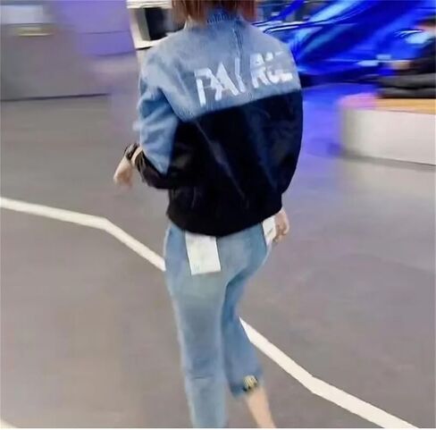 Women Loose Summer Spring And Autumn Slim Sweet Jacket Joker Coat Color Matching Embroidery Coat in Saudi Arabia