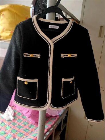 Women Wind Jacket Autumn/Winter Korean Coat Short Tweed Temperament Outerwear Ladies Top in Saudi Arabia