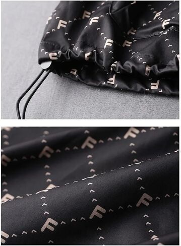 Ladies' Long Contrasting Letter Hooded Zipper Coat Windbreaker Versatile Loose Coat in Saudi Arabia