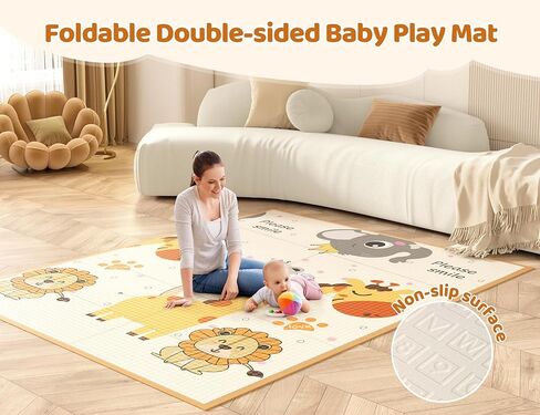 روضة الأطفال مع حصيرة ، 71 "× 59" ممساح كبير لطفل صغير ، وطفل للطفل مع شبكة التنفس ، والسياج والمنطقة للنوم للداخلية والخارجية in Kuwait