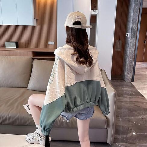 Women's Spring And Autumn Versatile Coat Appear Thin Temperament Hoodies Ladies Coat Tops in Saudi Arabia