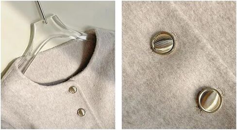 Women Vintage Elegant Short Two-Sided Wool Coat Korean Single Breasted Jackets All Match Outerwear in Saudi Arabia