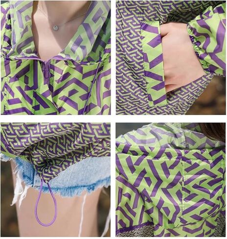 Women Hooded Sun Protection Clothing Thin Coat Tops Female Loose Breathable UV Protection Jackets in Saudi Arabia