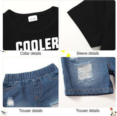 Yallet Toddler Baby Boy Clothes Owns Summer Stuffits 1-5t short Sleeve T-Shirt + Shorts 2pcs baby disual setting set in Kuwait