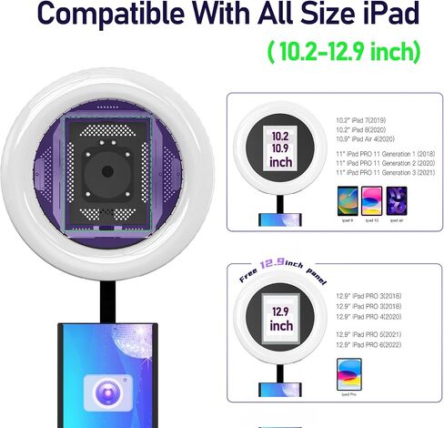 MWE Lightweight Portable Photo Booth Stand Compatible with iPad Photo Booth in Kuwait
