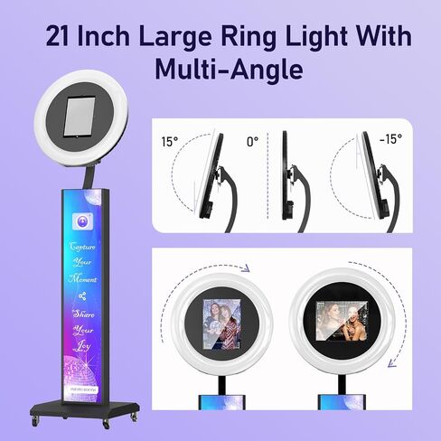 MWE Lightweight Portable Photo Booth Stand Compatible with iPad Photo Booth in Kuwait
