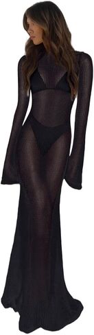 swimsuit coverup for women Sexy Backless Sleeve Long Beach Cover Up Kimono in Saudi Arabia