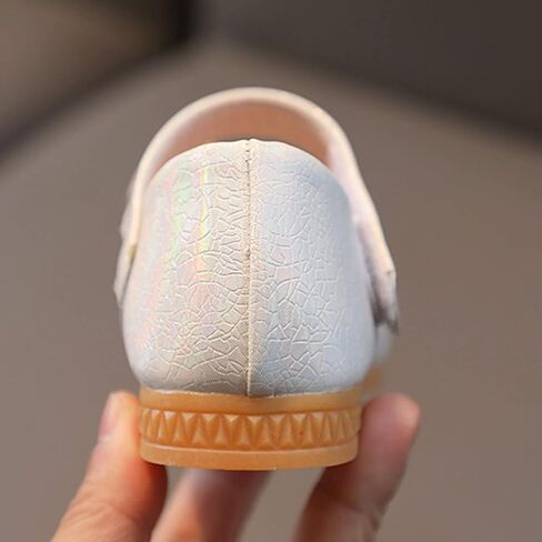 Girls Mary Jane Toddler Flower Girl Dress Shoes Little Girl Ballet Flats Bow Strap for Wedding Party School in Kuwait