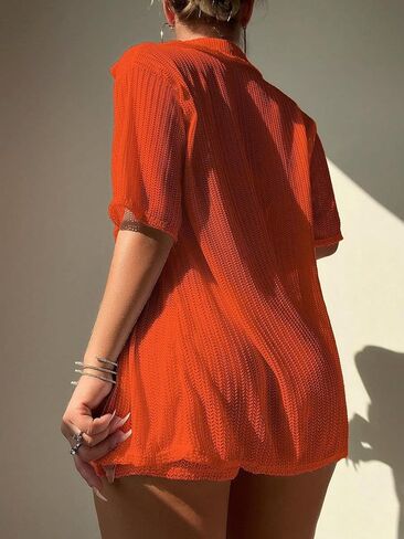 تغطية ملابس السباحة للنساء Summer Beach Hollow Out Out Up 2pcs/set in Saudi Arabia