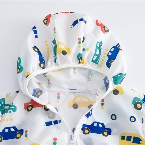 طفل UV 𝐏rotection Outwear Toddler Boys Girls خفيفة الوزن سحاب مغطى بغطاء الشمس 2025 معطف الصيف in Kuwait