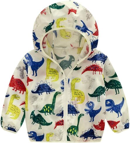 طفل UV 𝐏rotection Outwear Toddler Boys Girls خفيفة الوزن سحاب مغطى بغطاء الشمس 2025 معطف الصيف in Kuwait