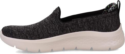 Skechers Women's GO Walk Flex-Clever View Sneaker, Black/White, 13 Wide in Saudi Arabia