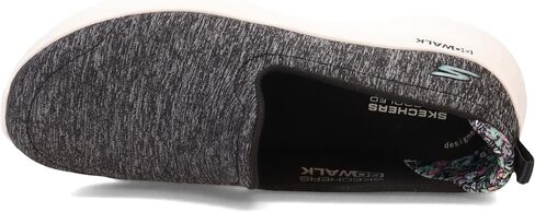 Skechers Women's GO Walk Flex-Clever View Sneaker, Black/White, 13 Wide in Saudi Arabia